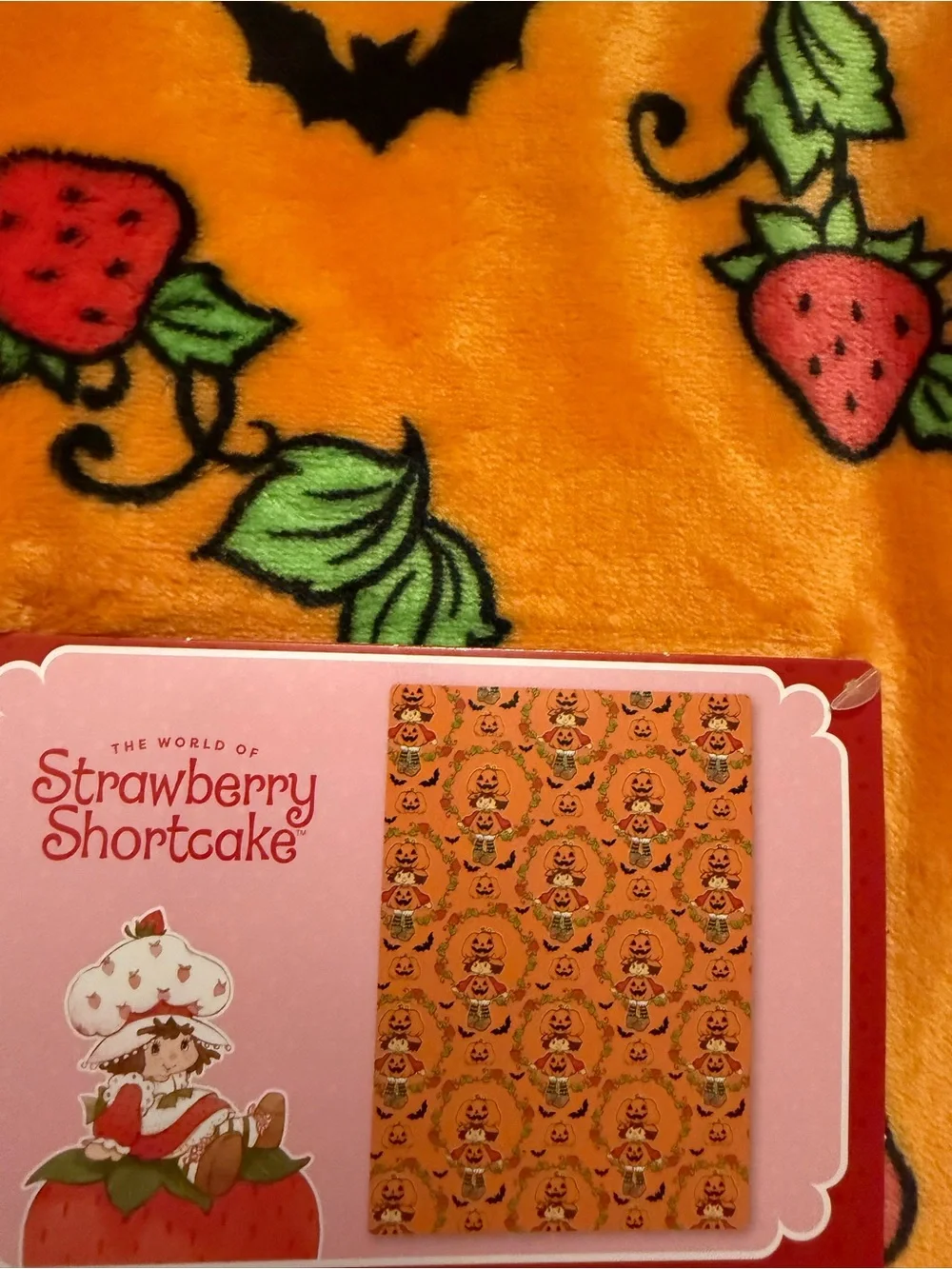 Strawberry Shortcake cozy orange