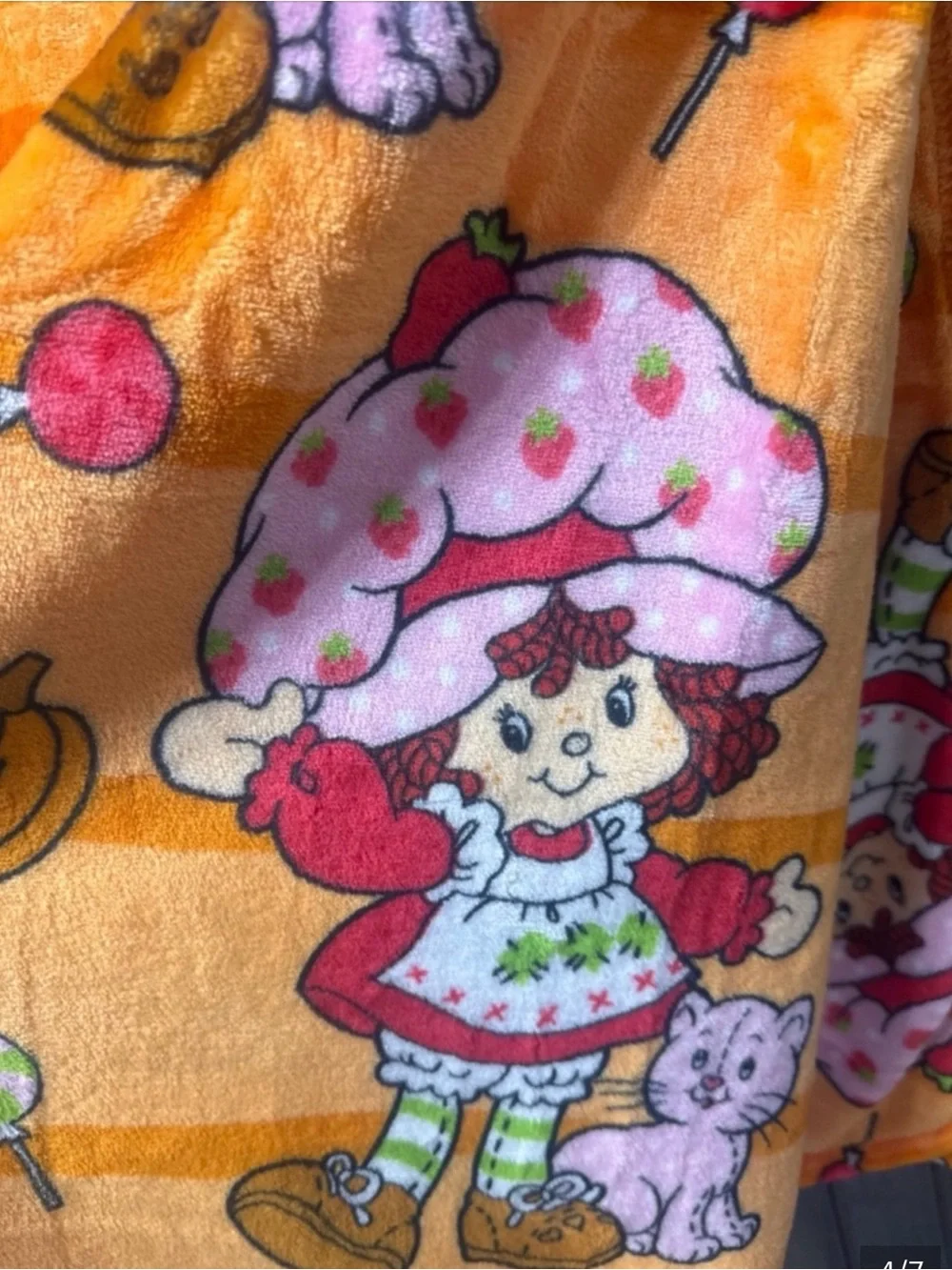 Strawberry Shortcake cozy orange