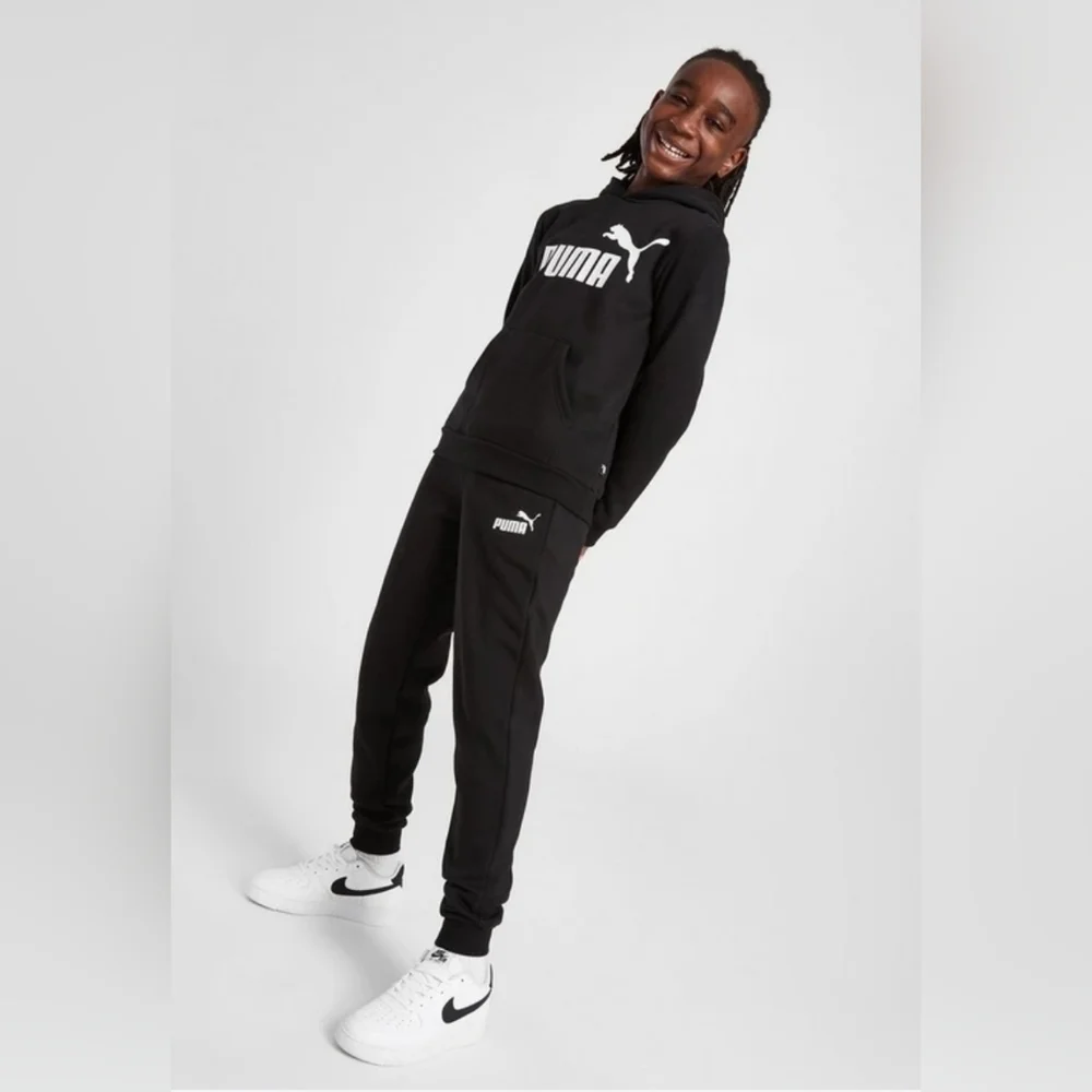 Puma New Youth 3 Piece Size‎ XS 5/6 Hoodie T-Shirt & Pull On Jogger Active Warm