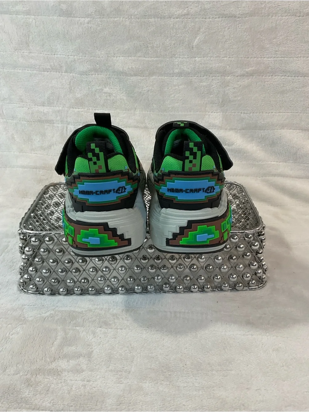 Skechers Mega-Craft 4K Minecraft Green Brown Multi Sz 13T/12UK/30EU 402160L