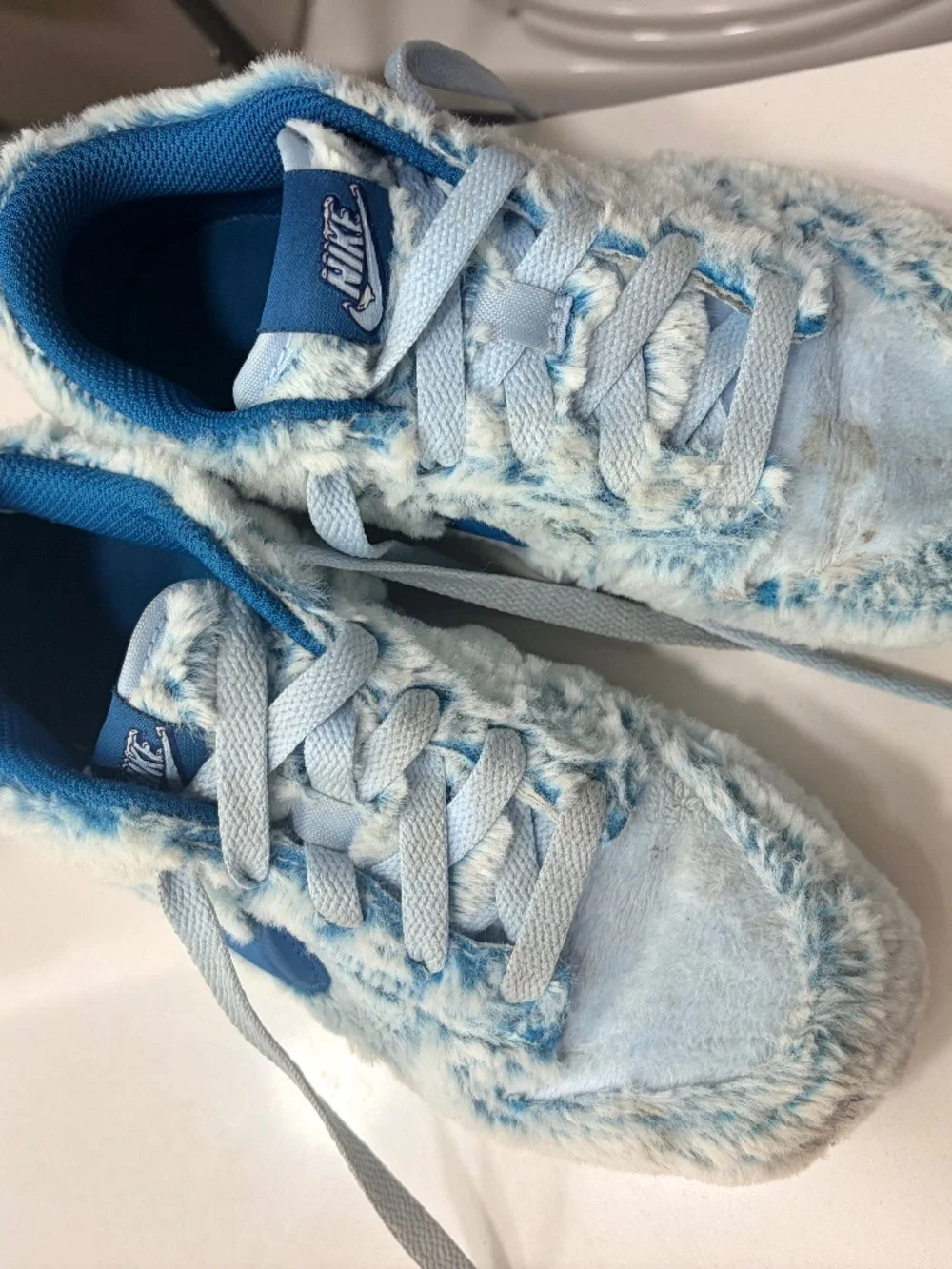Kids Nike Furry Dunks