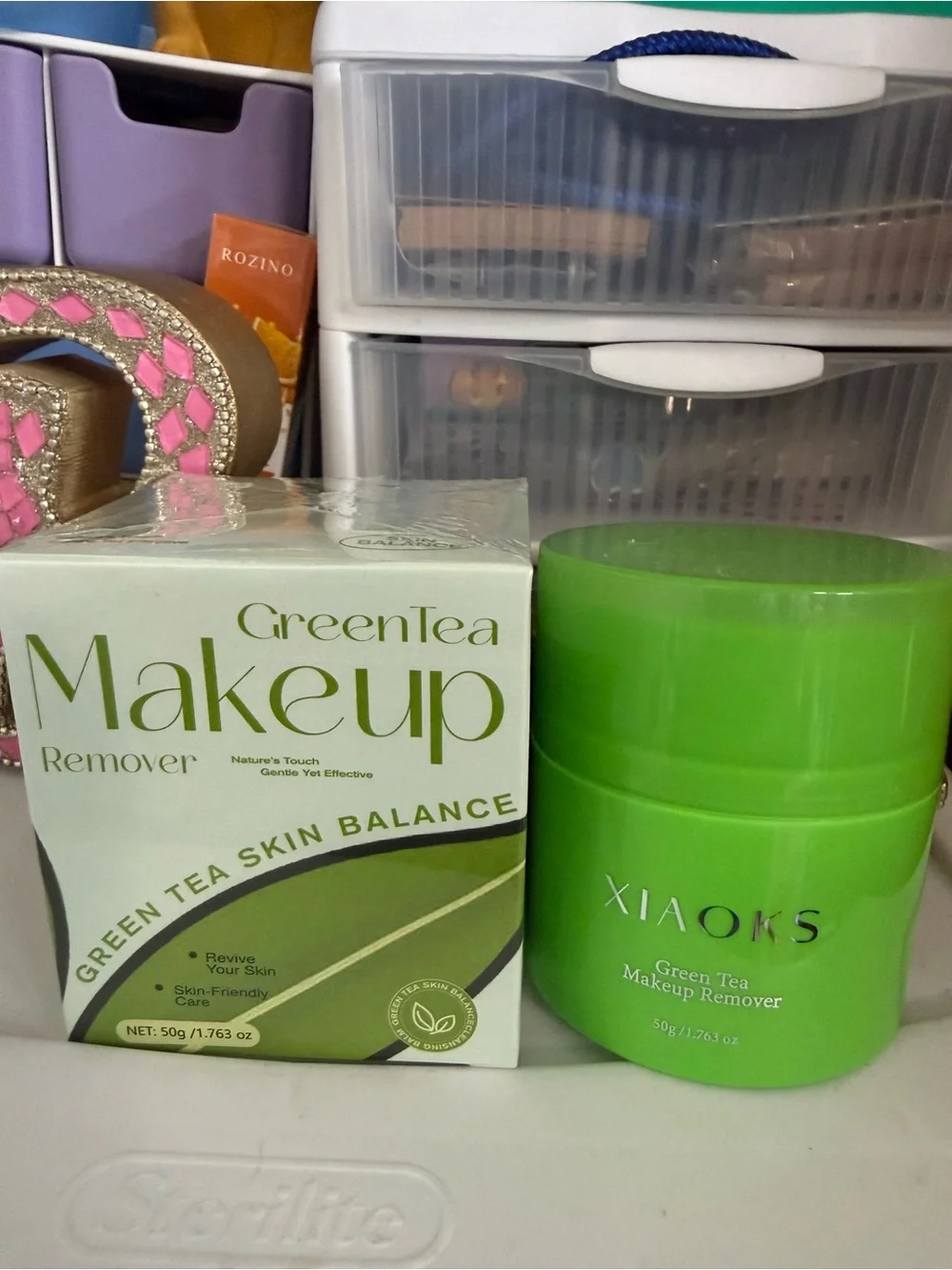Green Tea Makeup Remover - Green