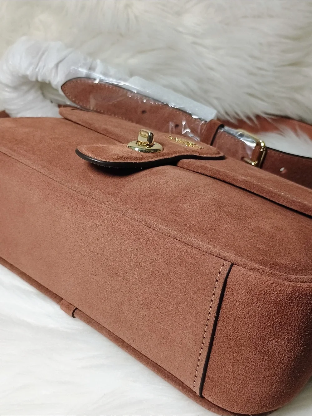 Coach suede purse