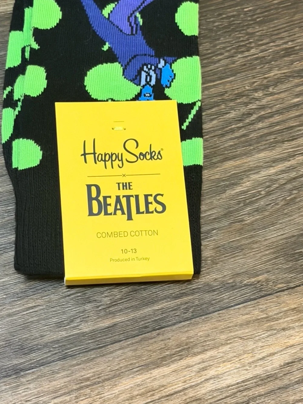 Happy Socks black crew