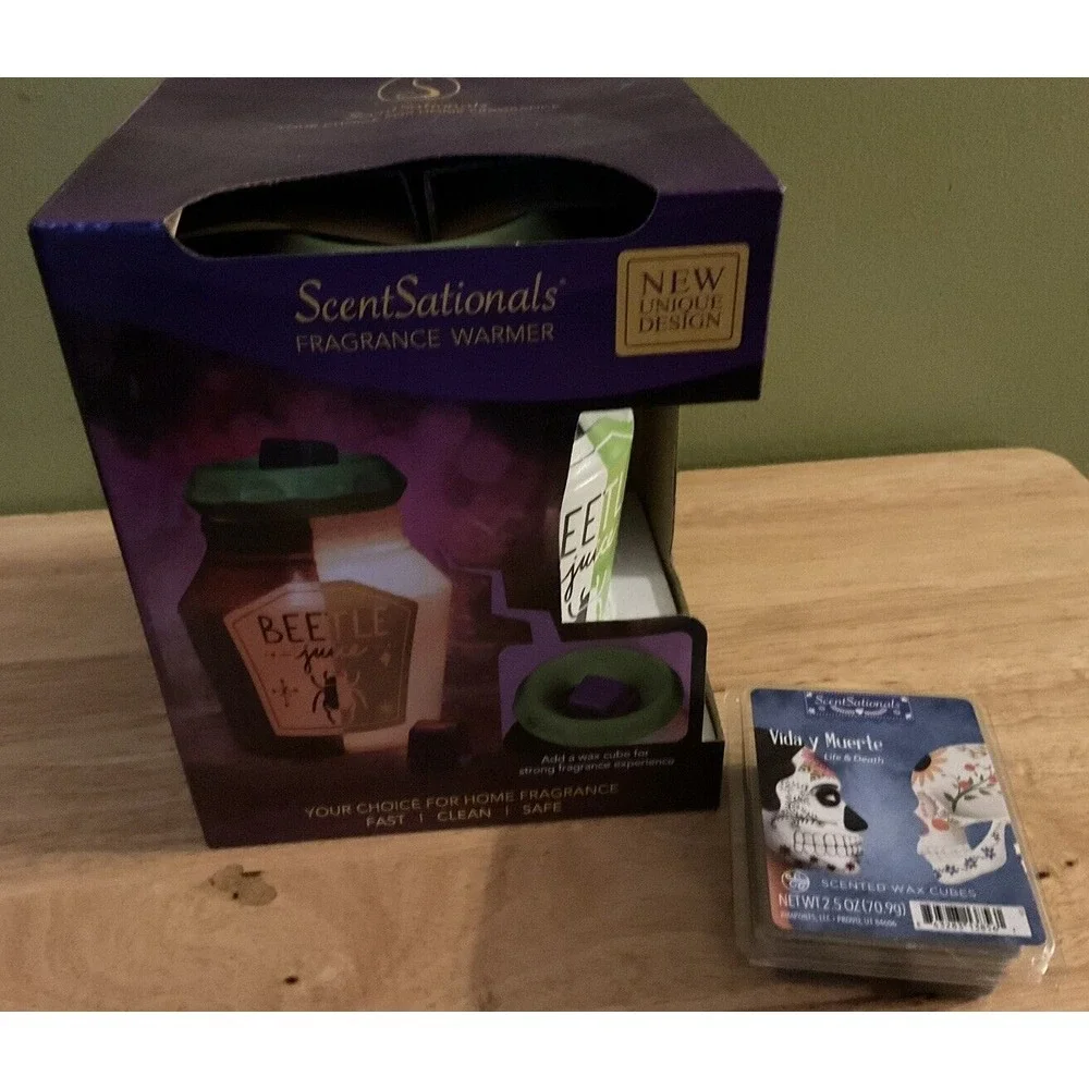 Beetlejuice Scentsationals Scent Warmer Brand New With‎ Bonus Wax Melts