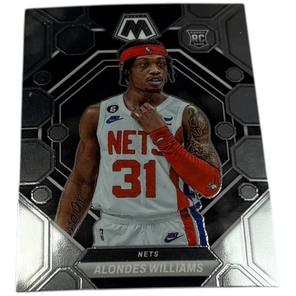 2022‎ 23 Panini Mosaic Alondes Williams Brooklyn Nets Rookie Card RC Card 235