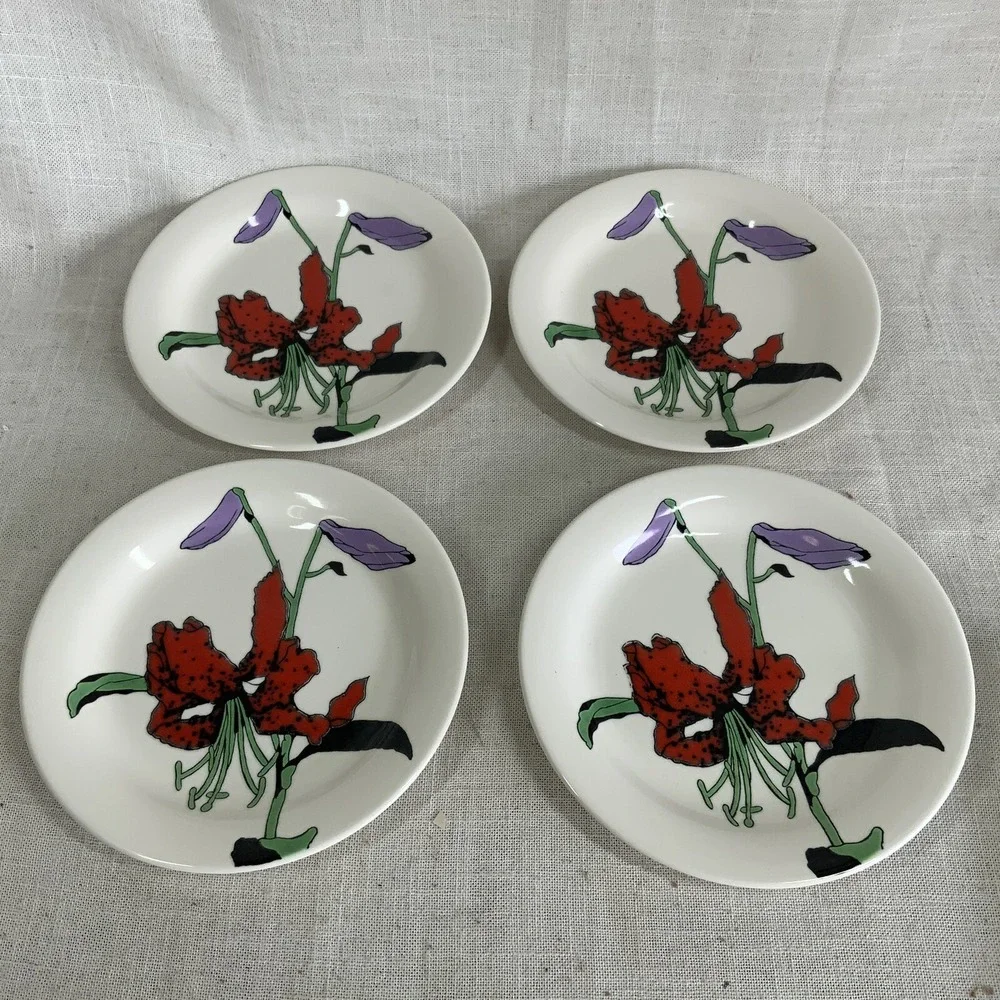 Set‎ 4 Mikasa Uptrend Tiger Lilies 7 3/4