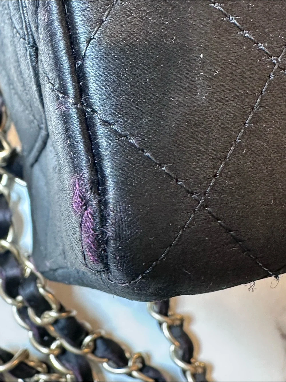 CHANEL strap drop