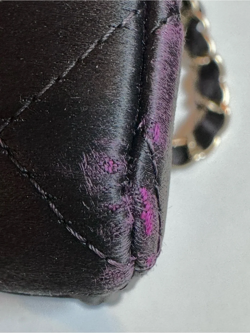 CHANEL strap drop