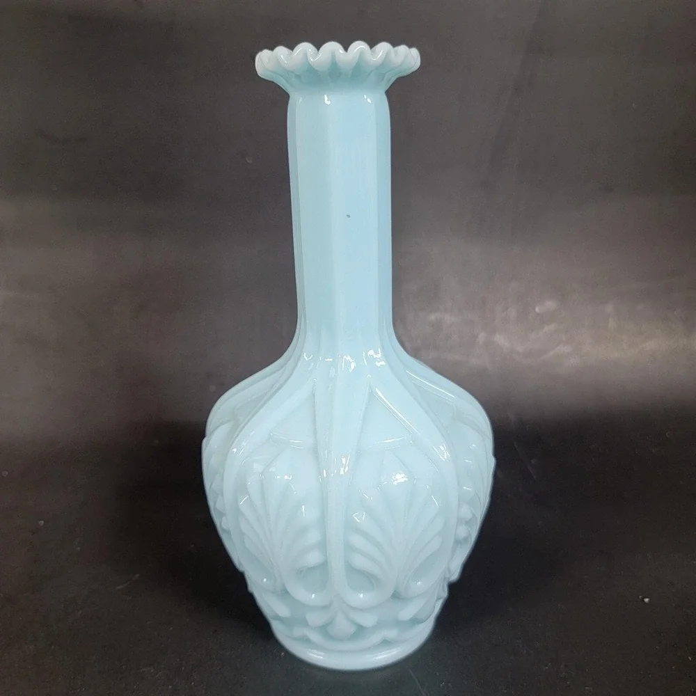Vallerystahl‎ France Blue Milk Glass 7.5