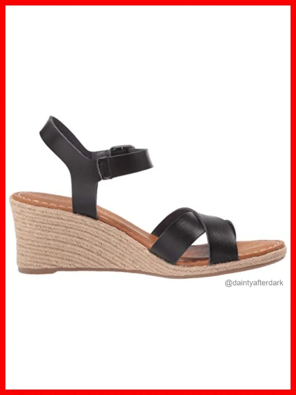 N/A espadrille wedge