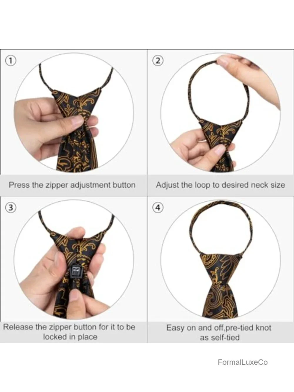 N/A silk zipper