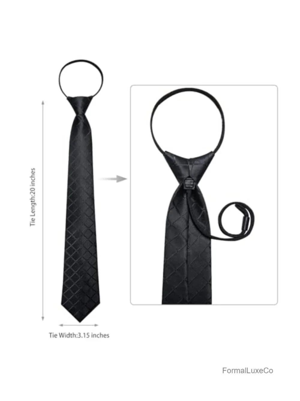 N/A silk zipper
