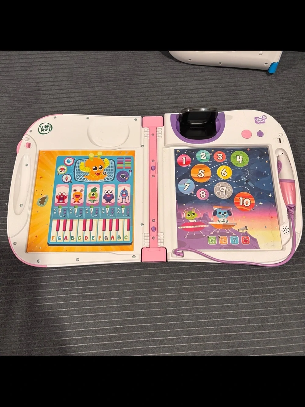 Leapfrog learning pink