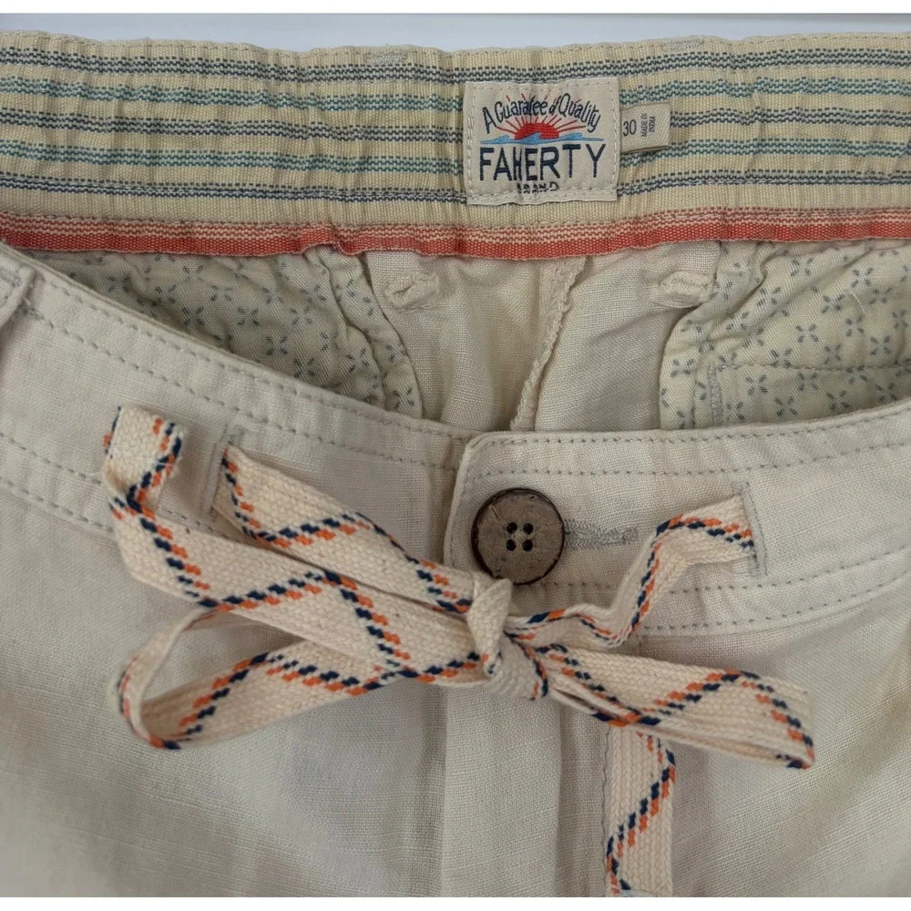Faherty linen beach