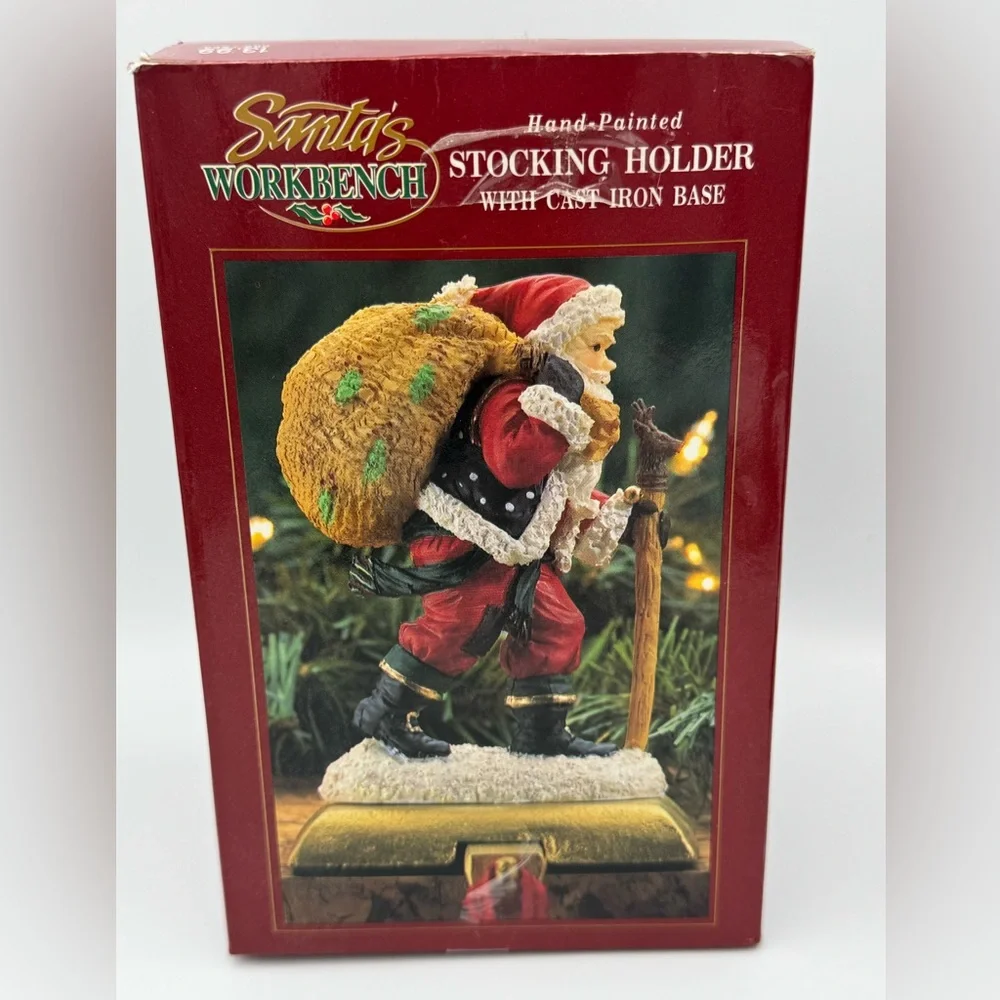 Santa’s Workbench vintage santa’s