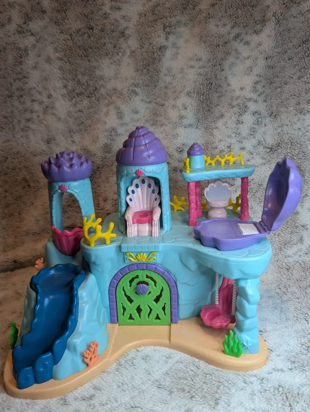 Vintage Lakeshore Learning Under The Sea Mermaid Palace Playset
