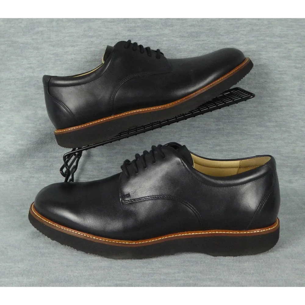 Samuel Hubbard Founder Oxford Shoes Mens 9.5 W Black Leather Comfort Casual