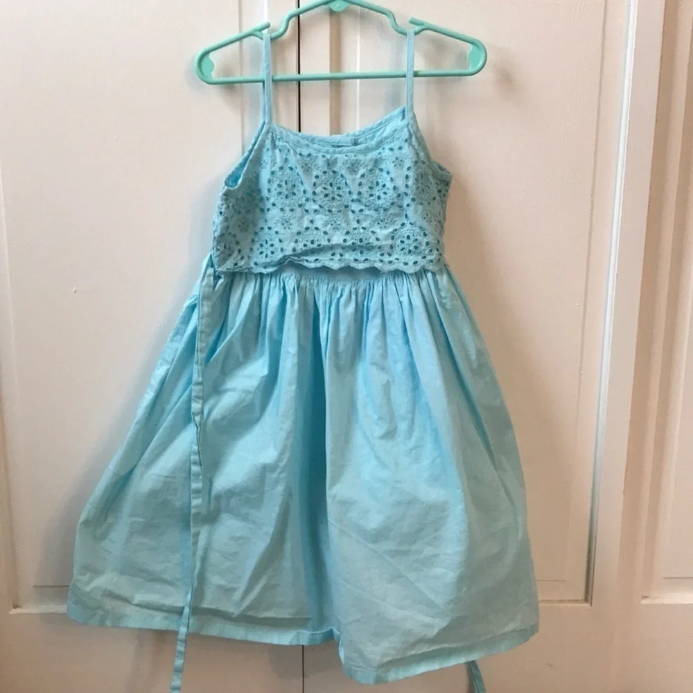 Minnie Minors Light Blue Spaghetti Strap Dress