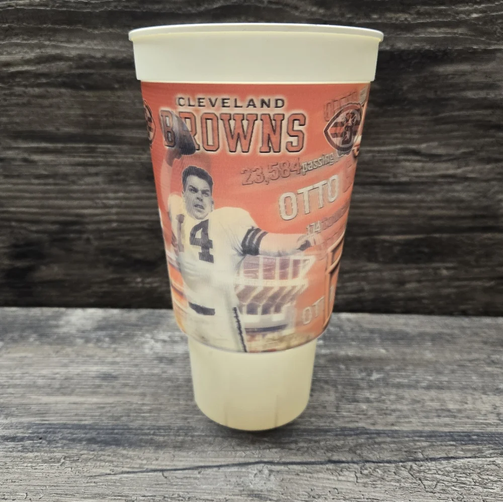 Vintage Otto Graham Cleveland Browns Souvenir Cup‎ Game Day Nfl Football