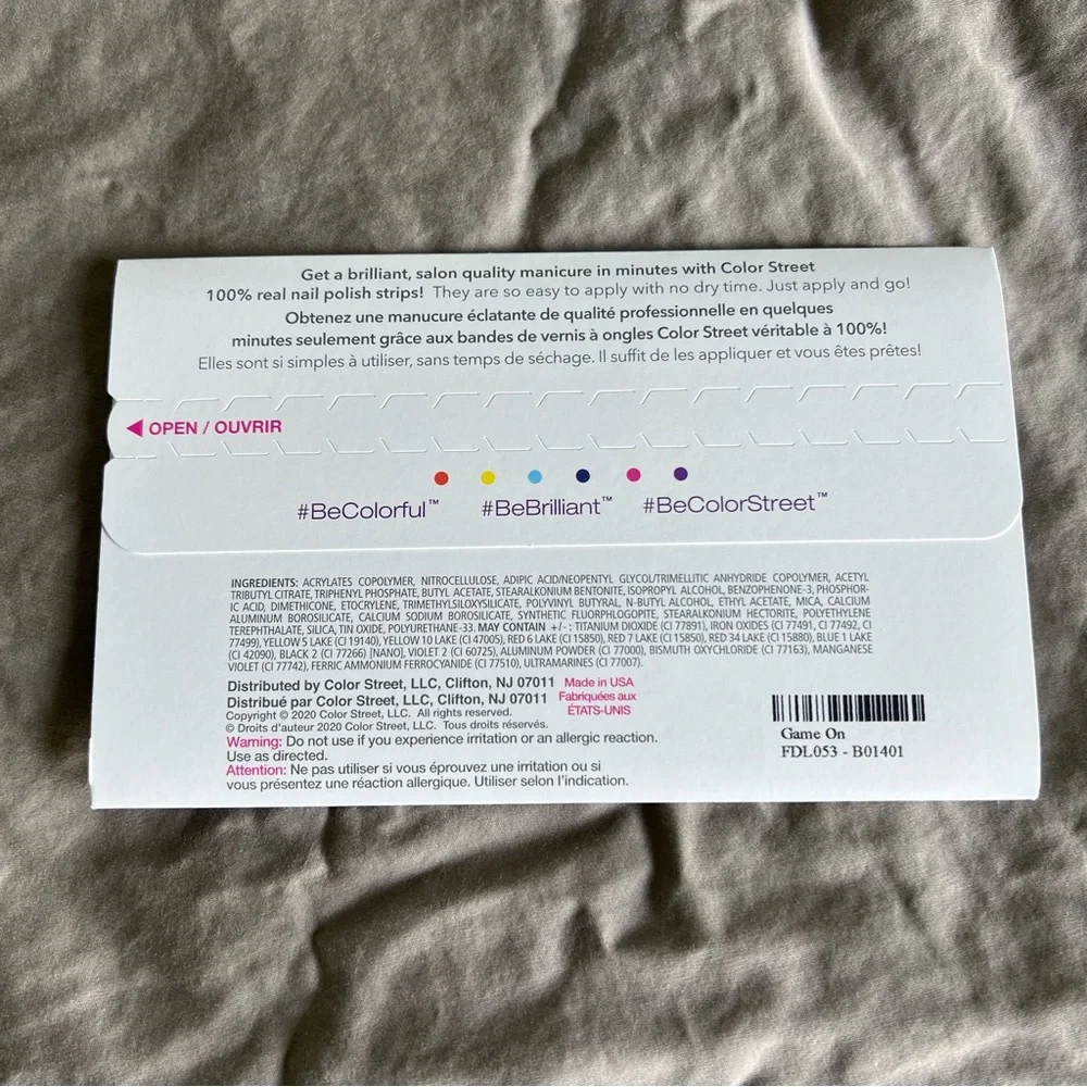 Color Street new package