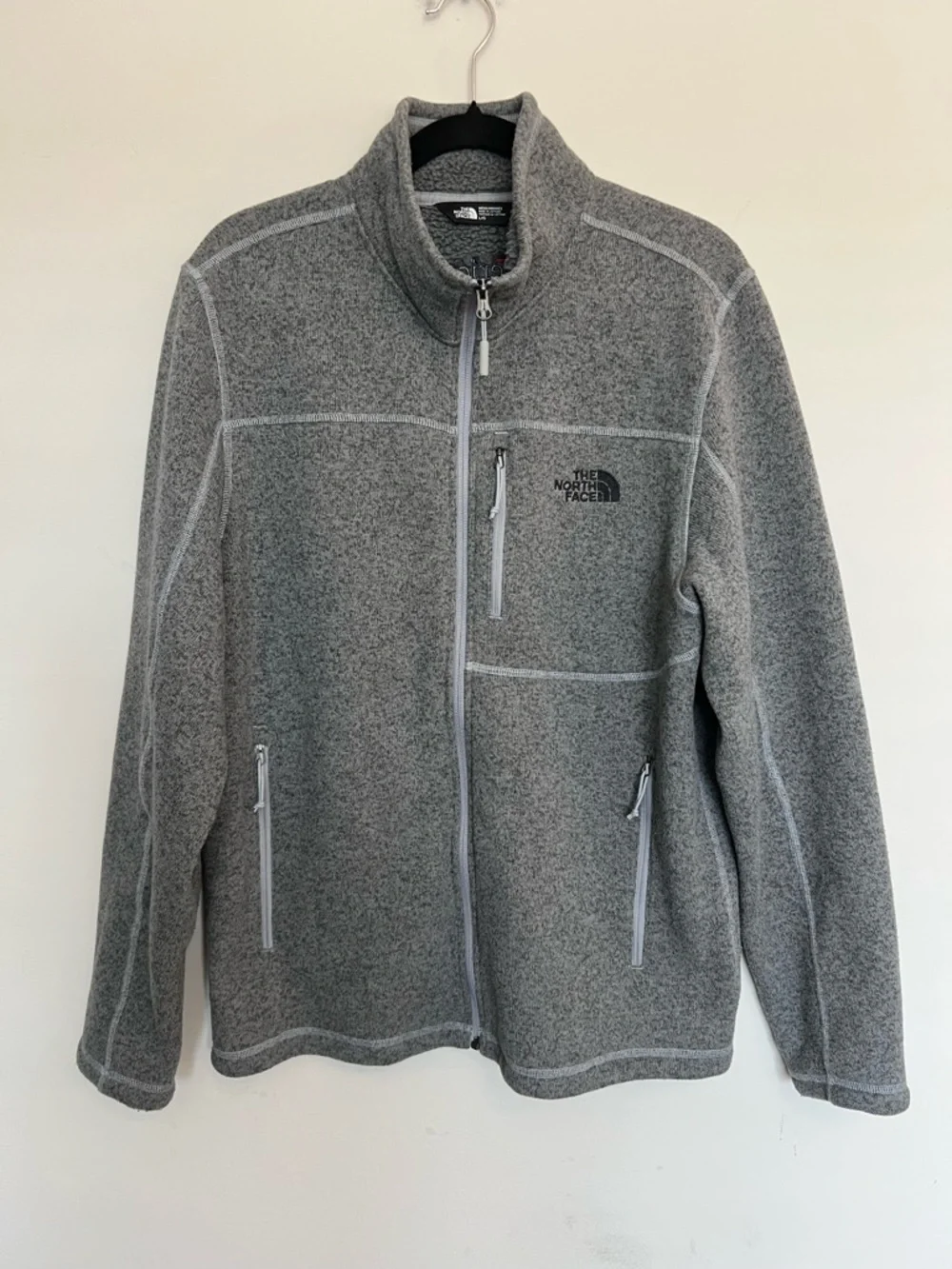 The‎ North Face Men's Gordon Lyons Full Zip Fleece Jacket Heather gray Size L
