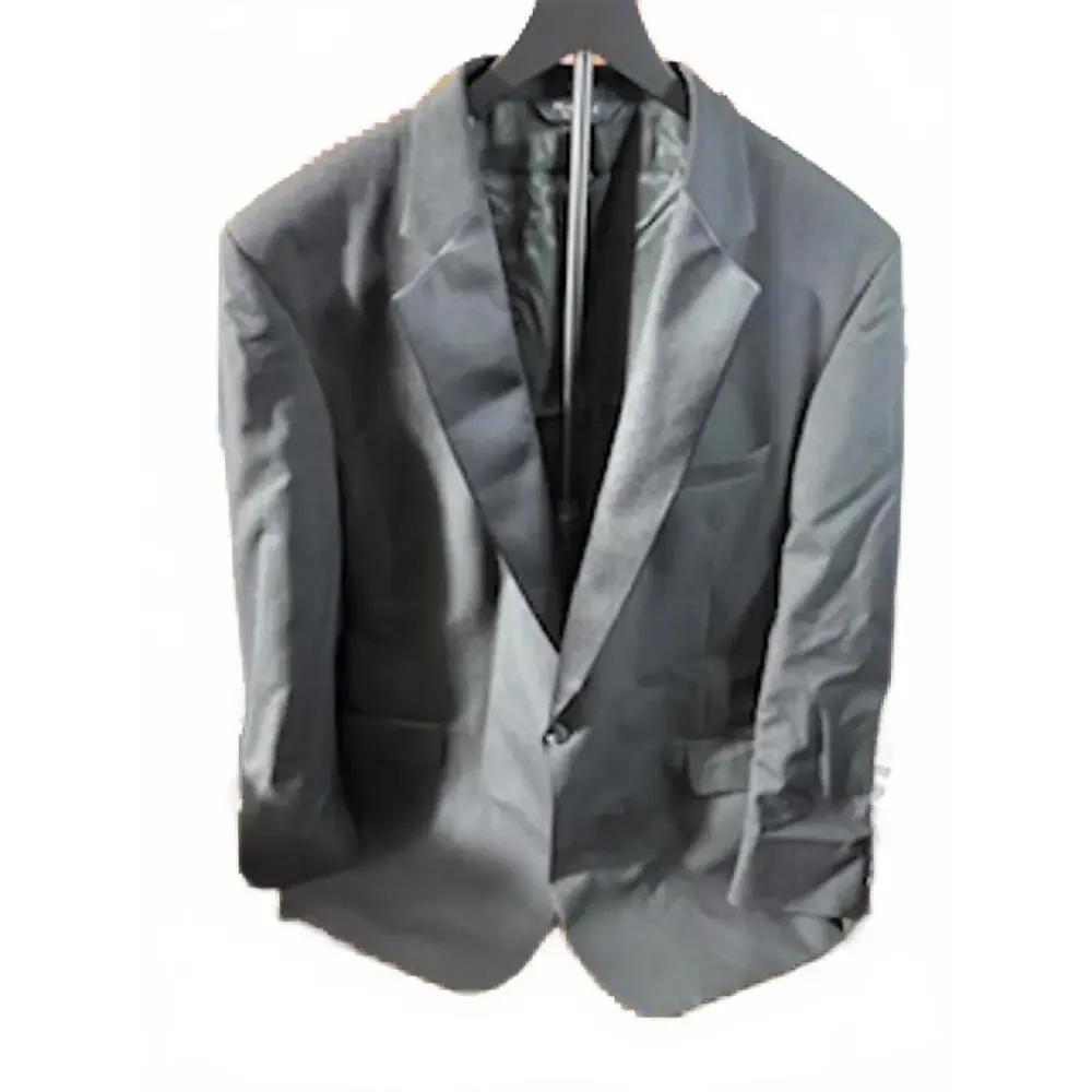 Jos A Bank Blazer 48 Large Black‎ Classic Wool Tailored Men's Excellent
