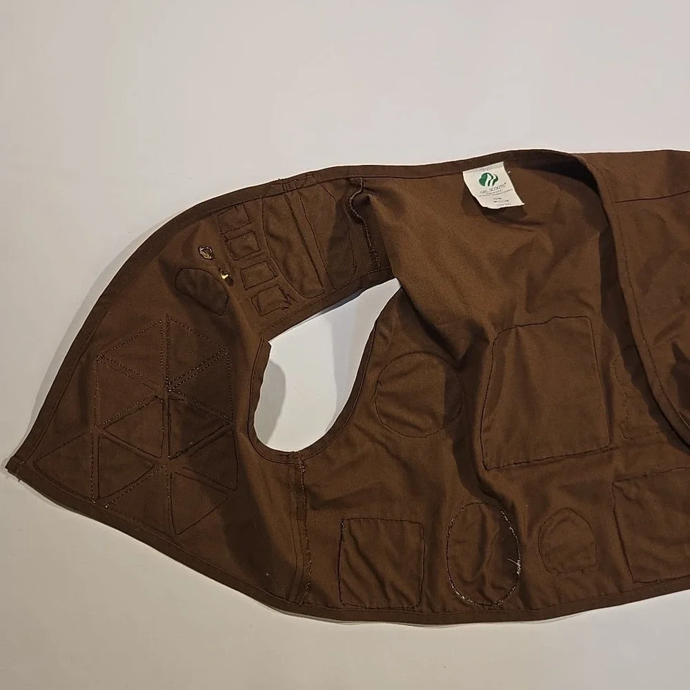VTG 1990s Girl Scouts USA Brownie Vest M 10-12 Patch Loaded‎ Lone Star Council