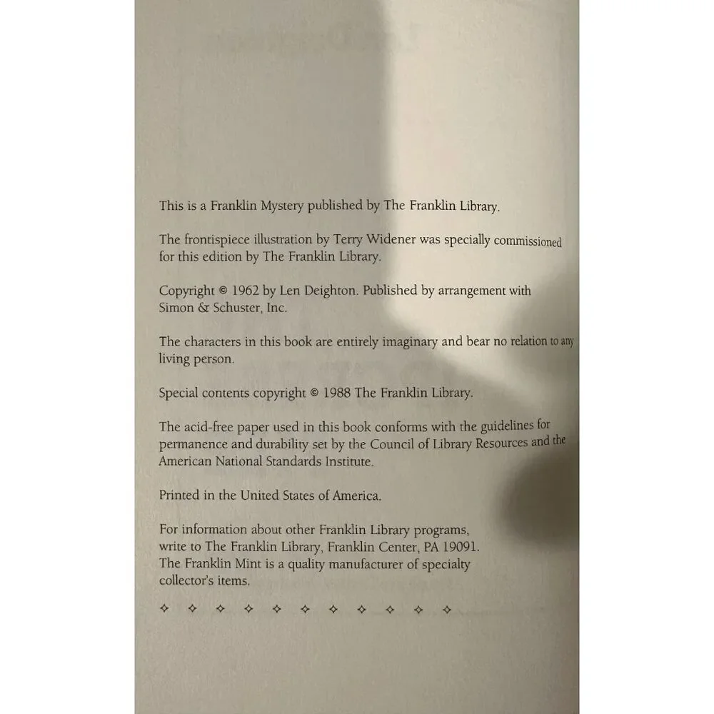 Franklin Mint ipcress files