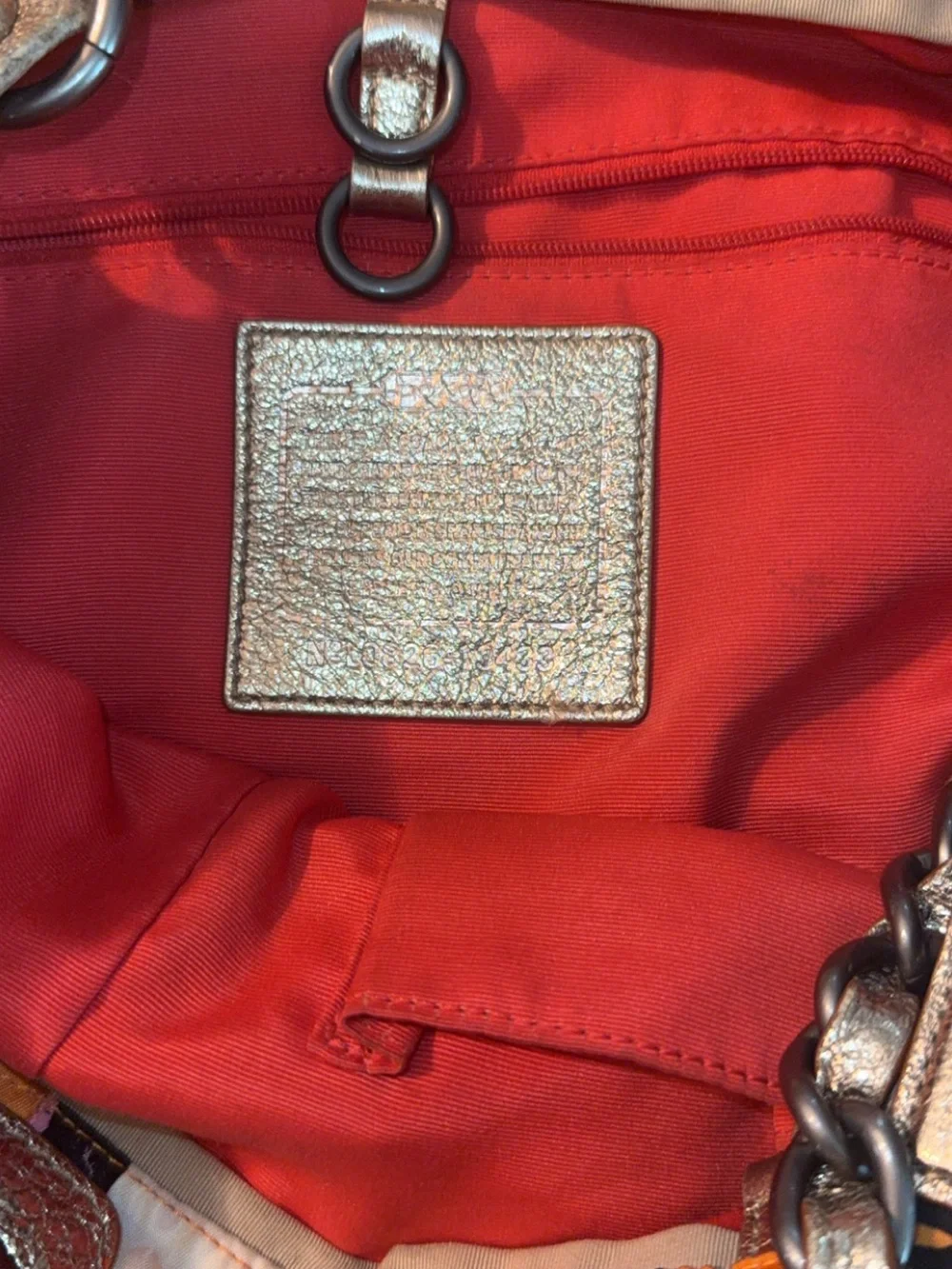 Coach tote bold