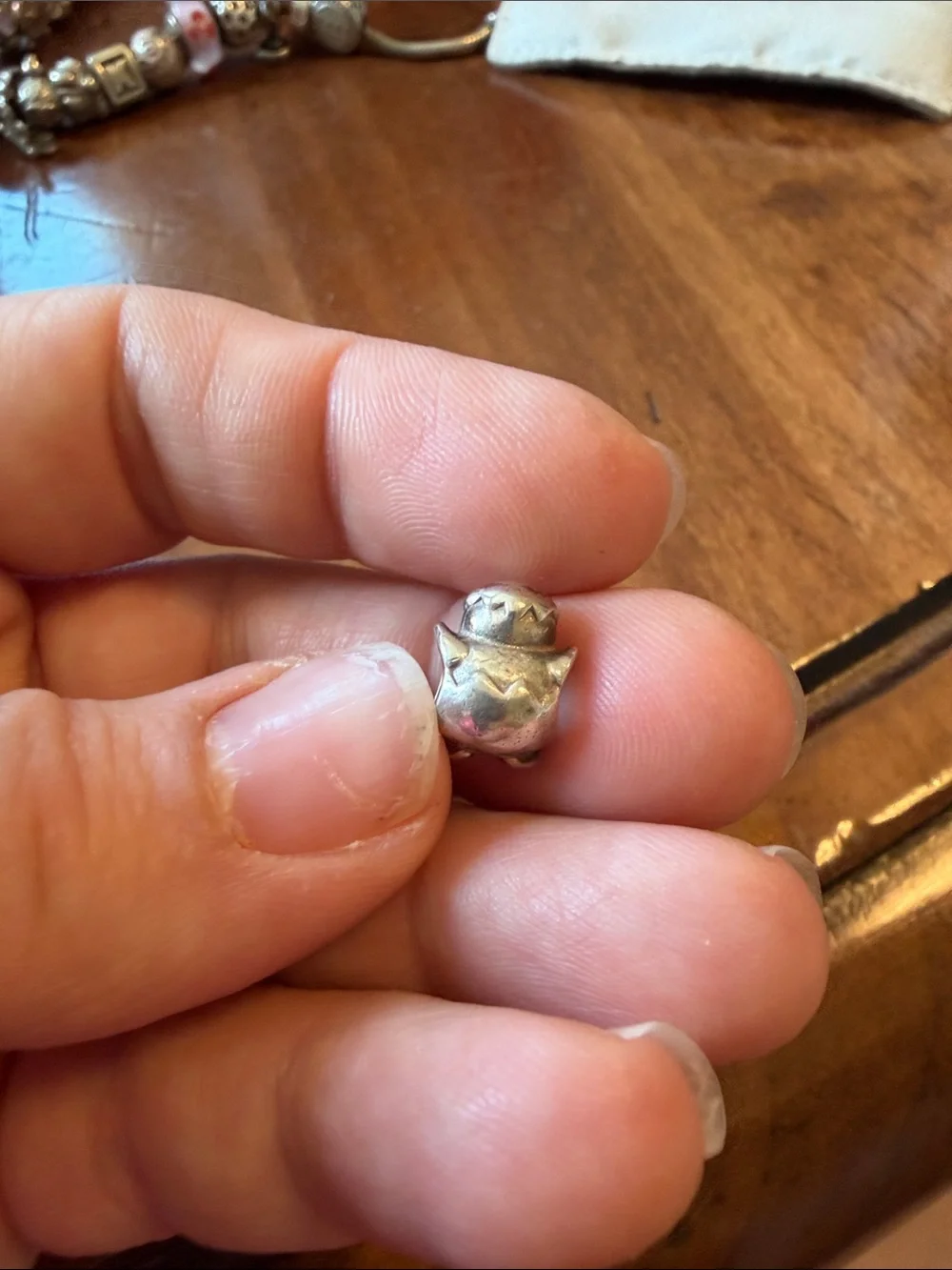 Pandora silver colored