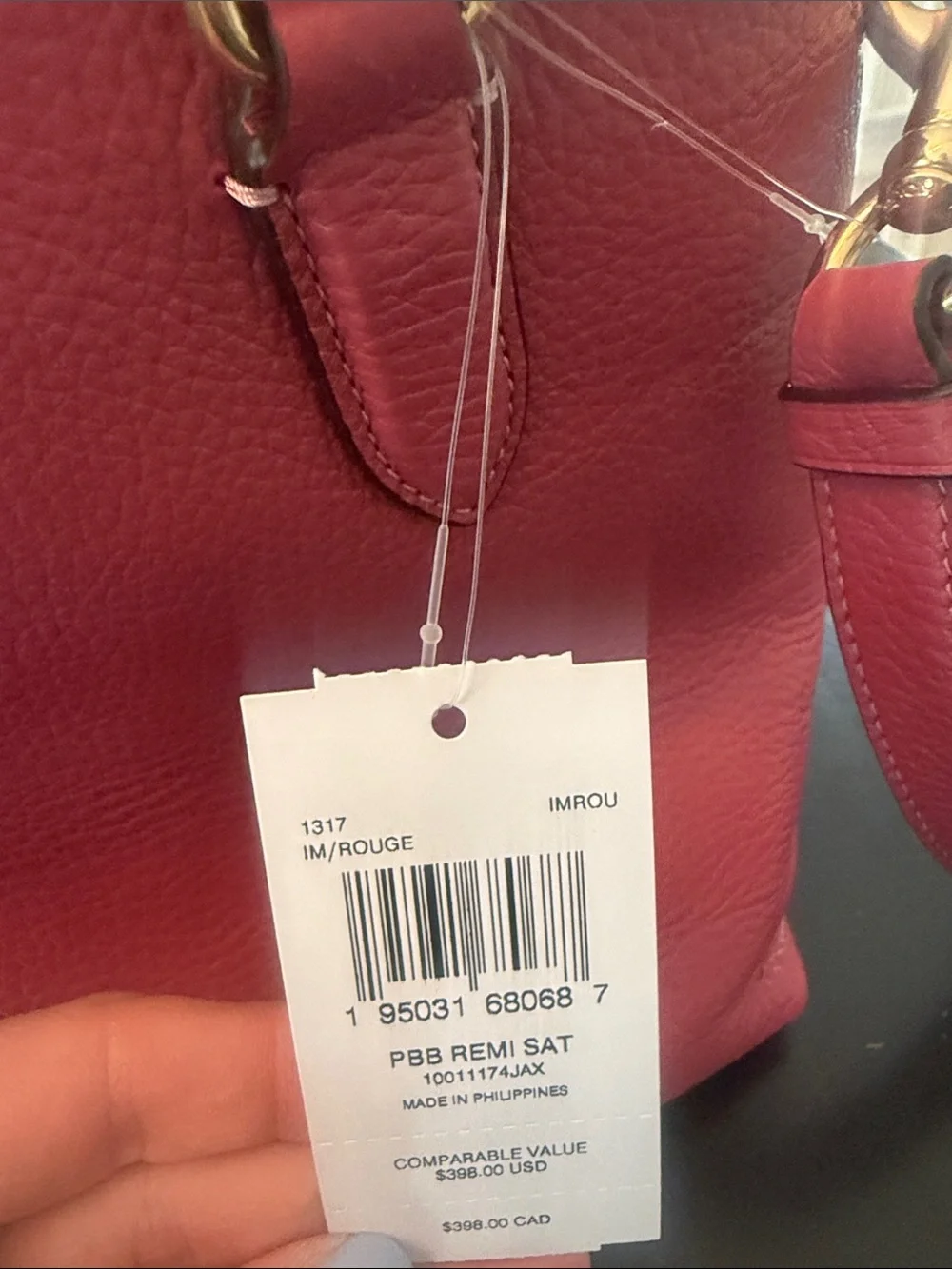 Coach nwt pebbled