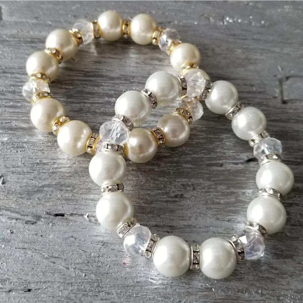 MODA ME COUTURE faux pearl