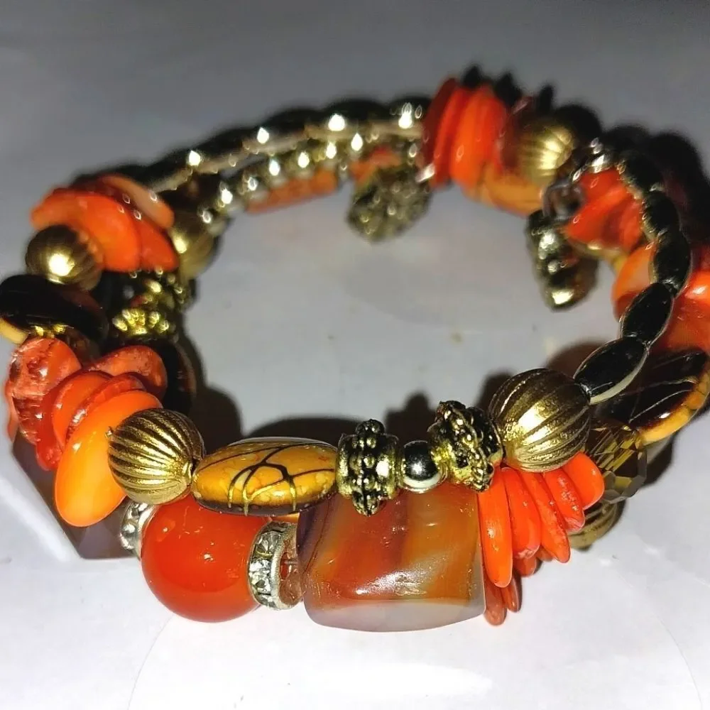Hand Crafted vintage beaded