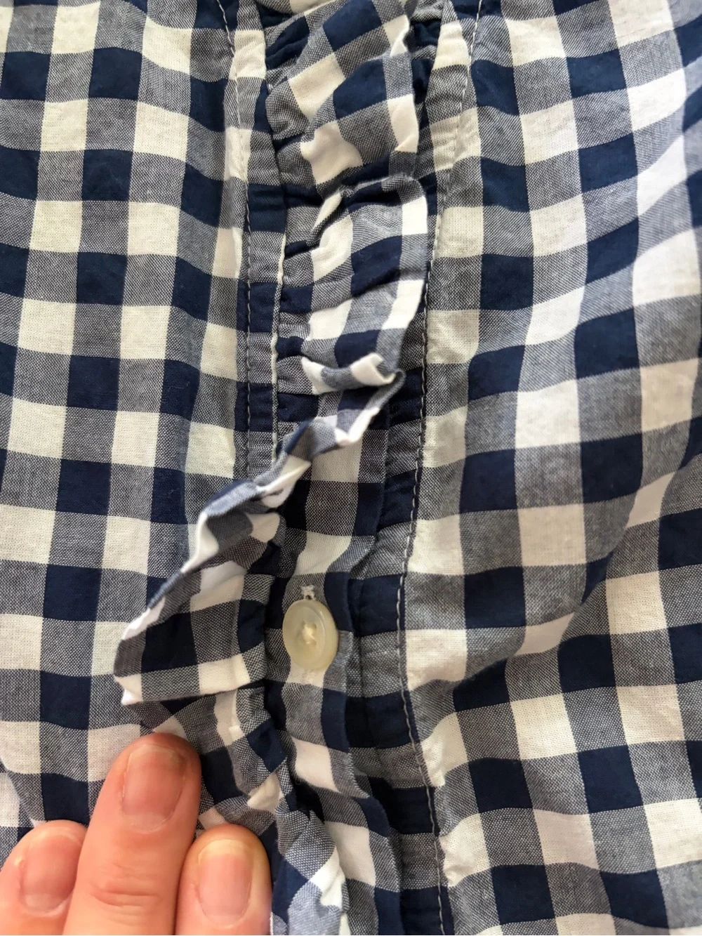J. Crew sleeveless gingham