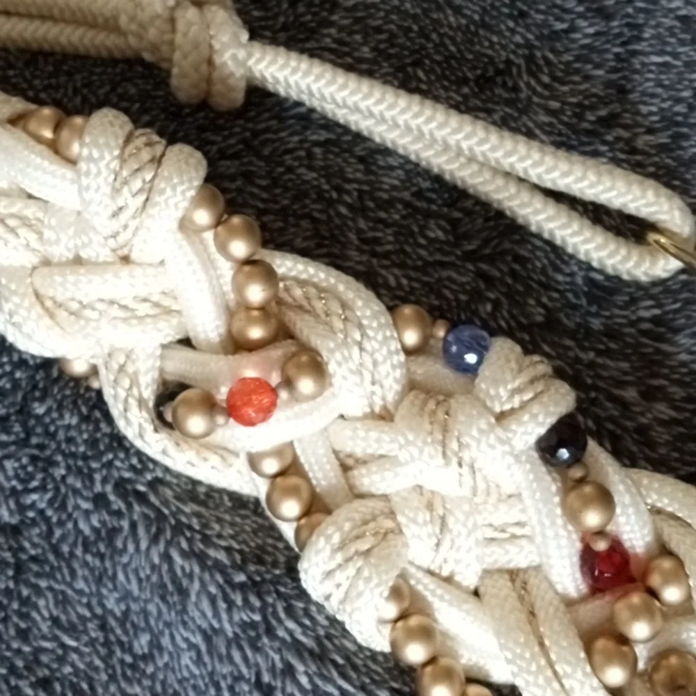 Vintage macrame style