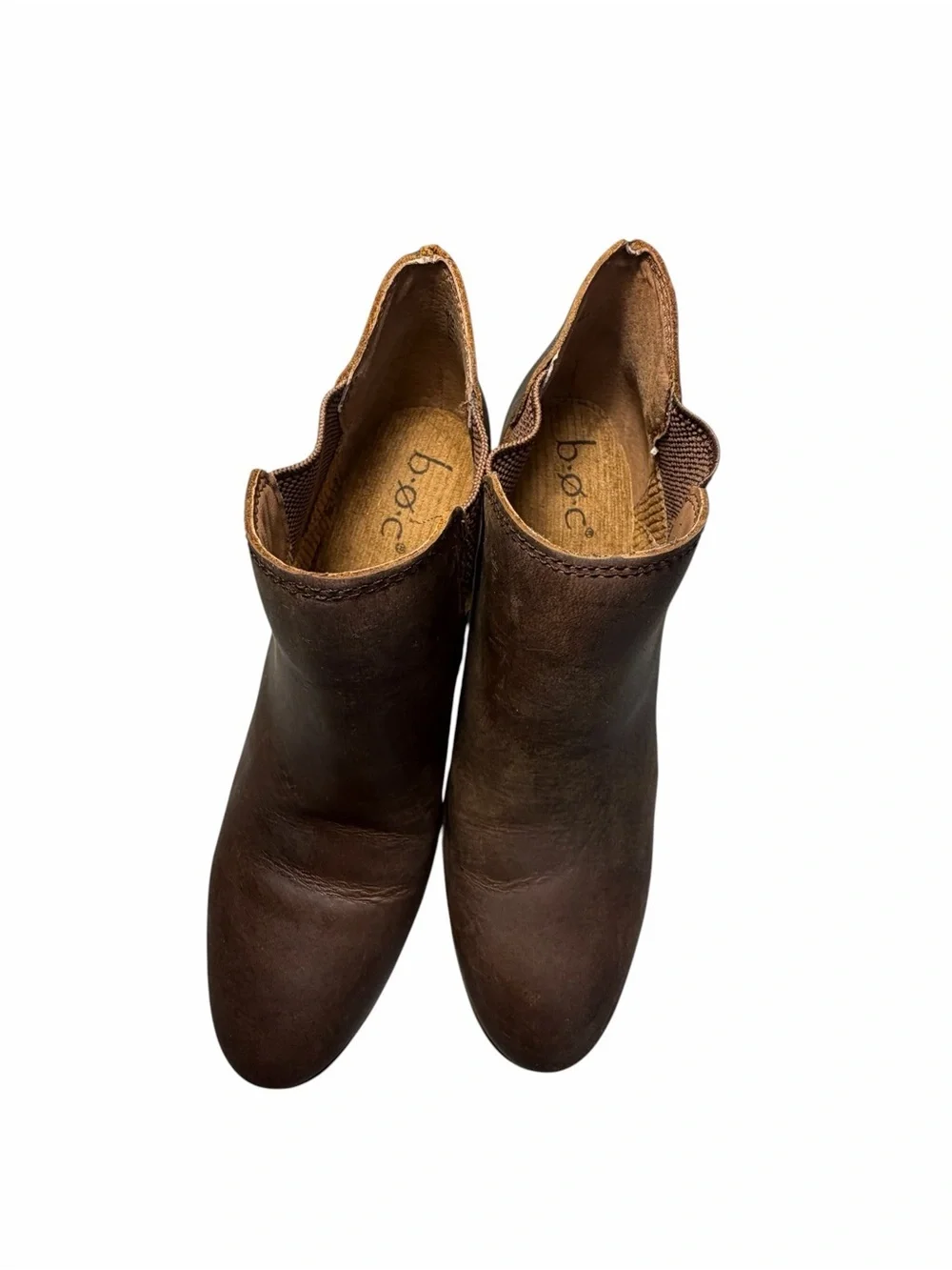 boc brown leather