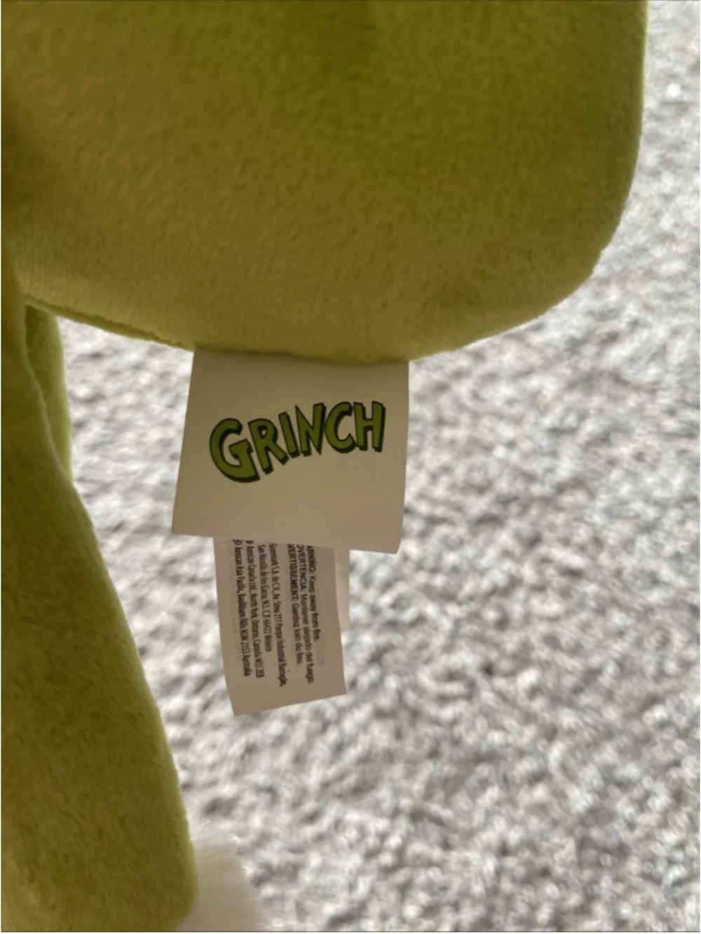 Dr. Seuss grinch plush