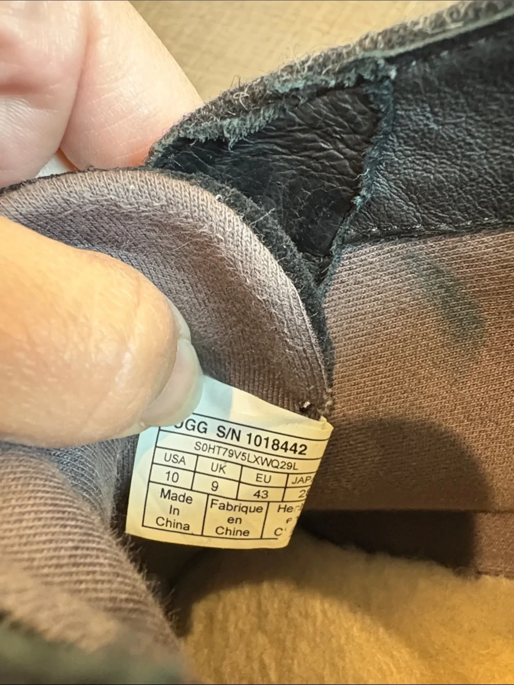UGG freamon wool