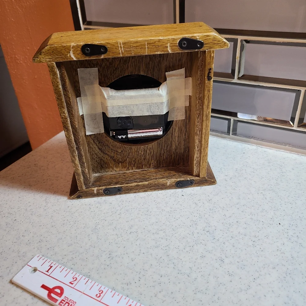 Vintage wooden clock
