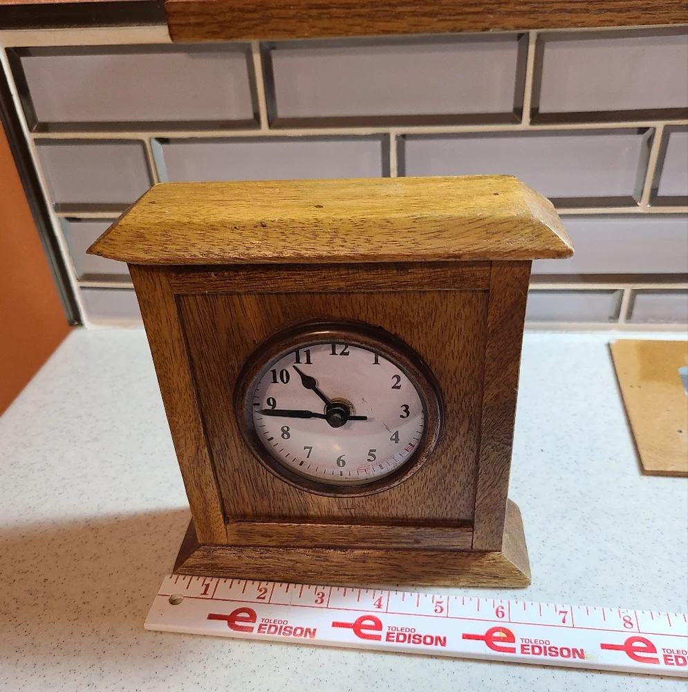 Vintage wooden clock