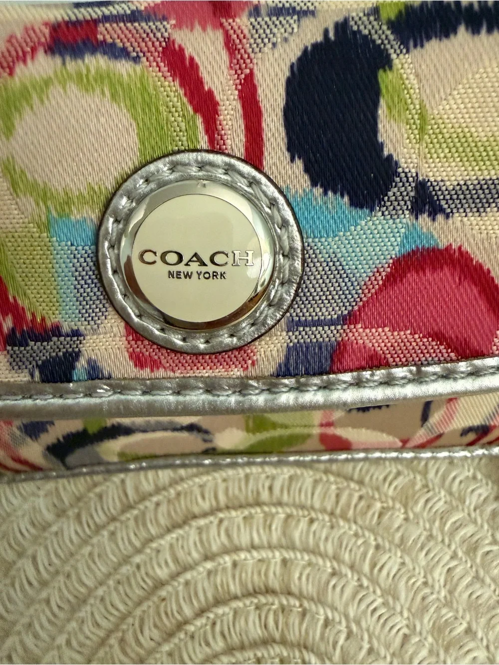 Coach cardholder playful