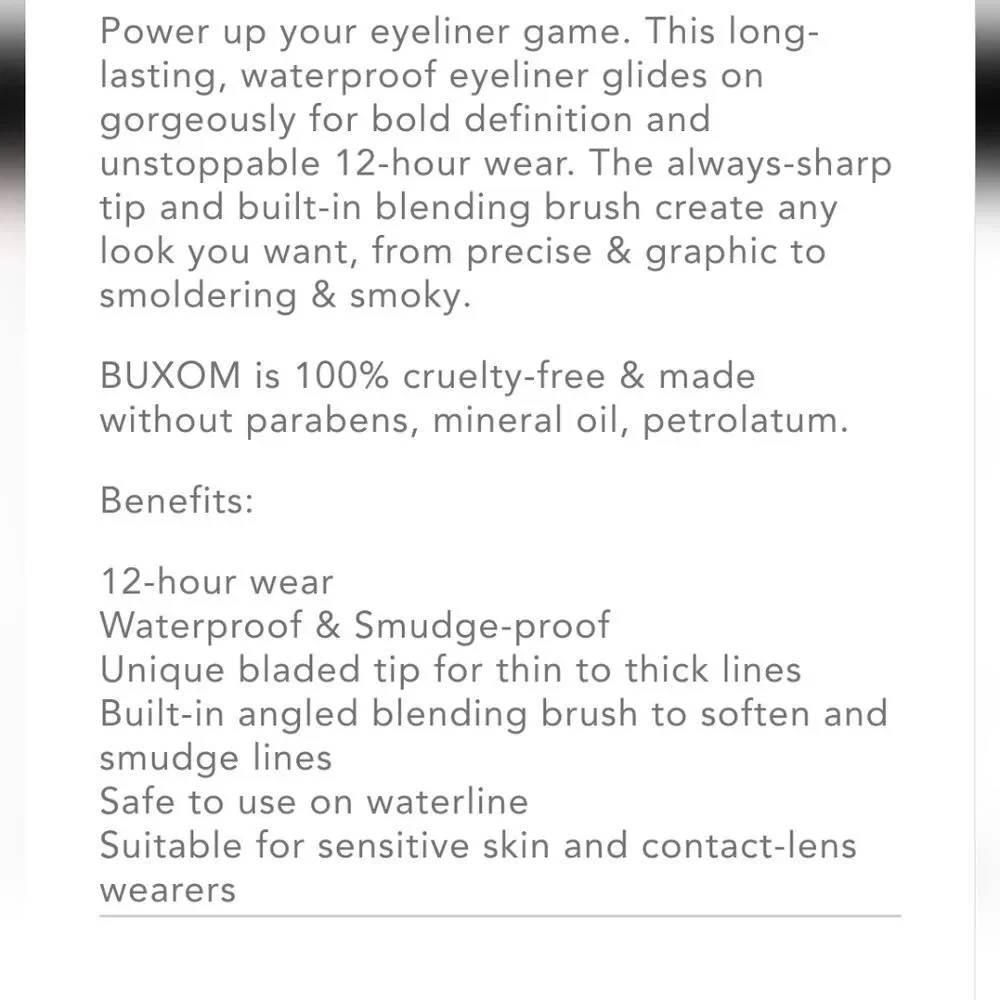 Buxom color bossy