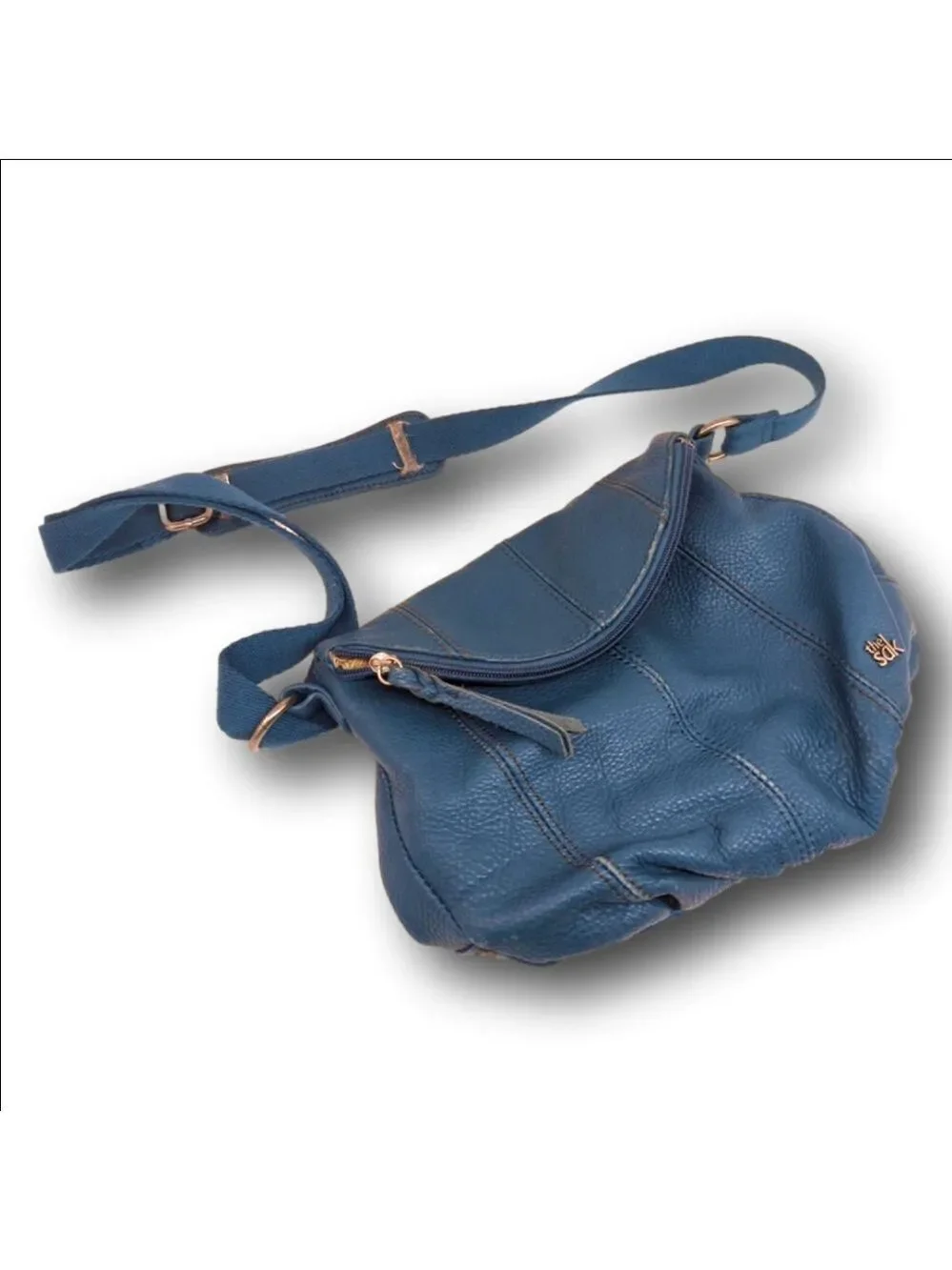 Women's The Sak Blue Leather Crossbody Bag