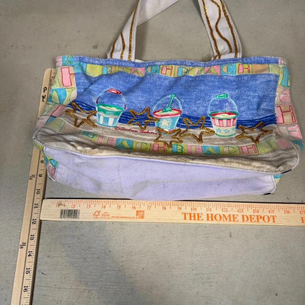 Sun And Sand canvas tote