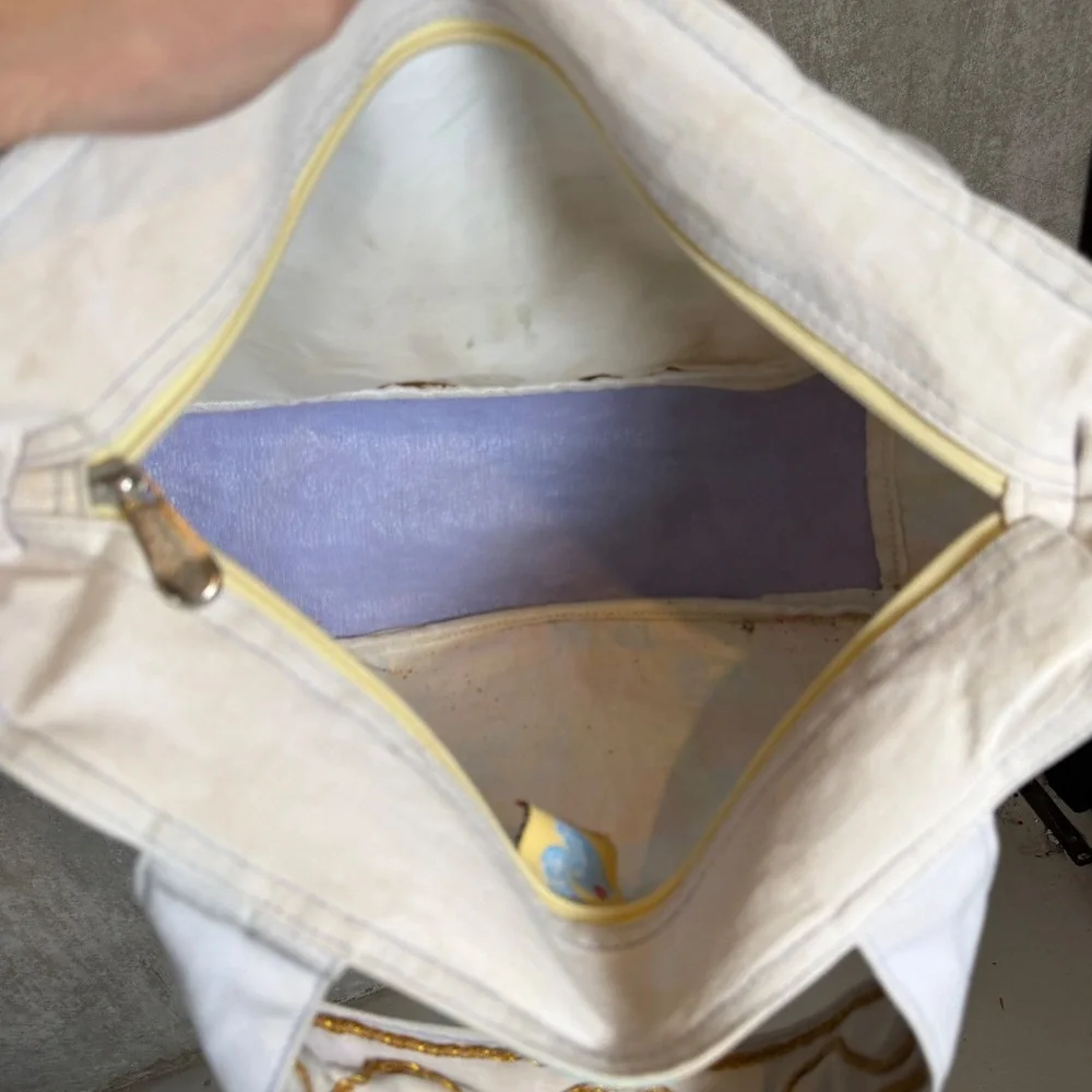Sun And Sand canvas tote