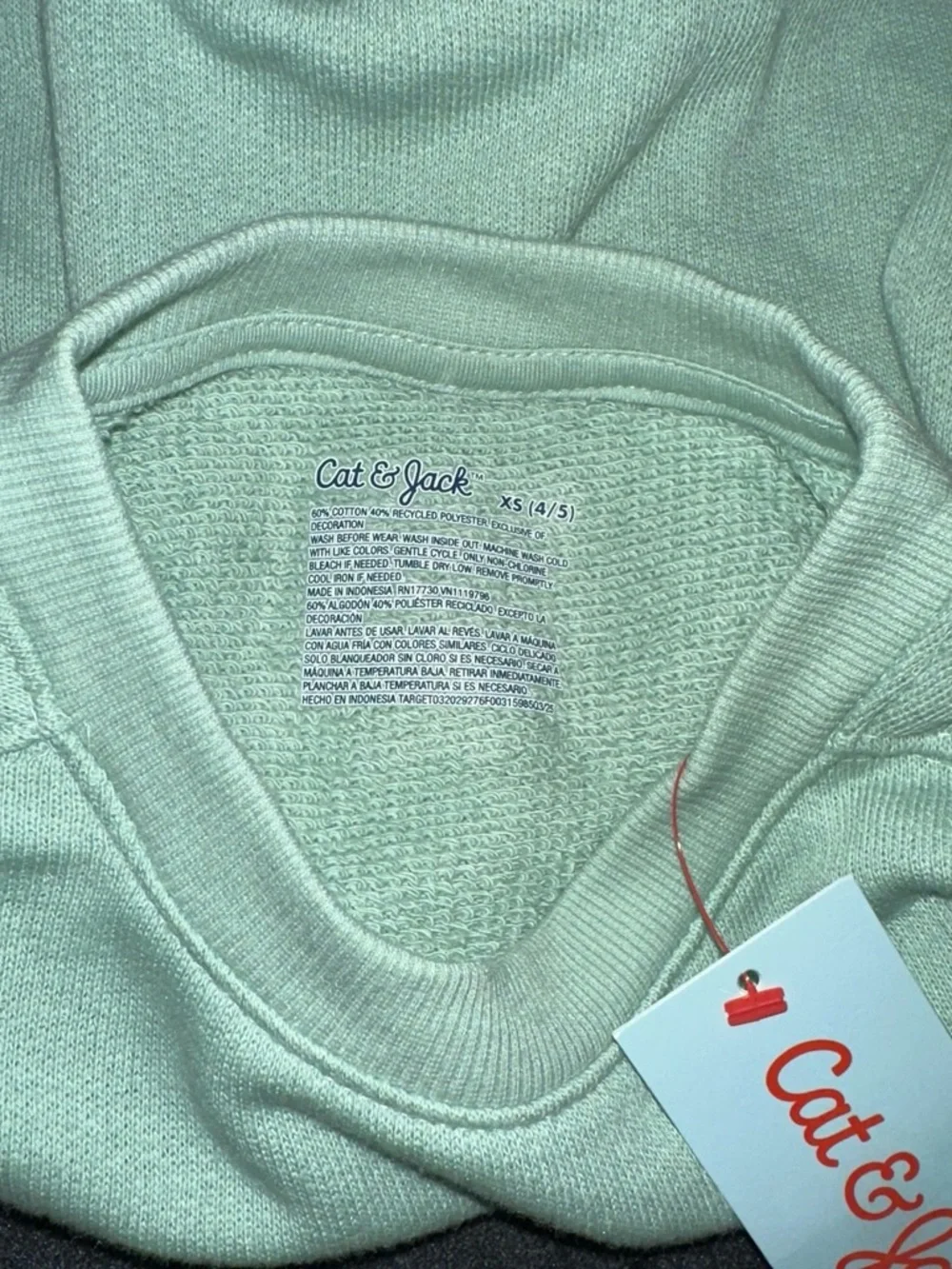 Cat & Jack mint green