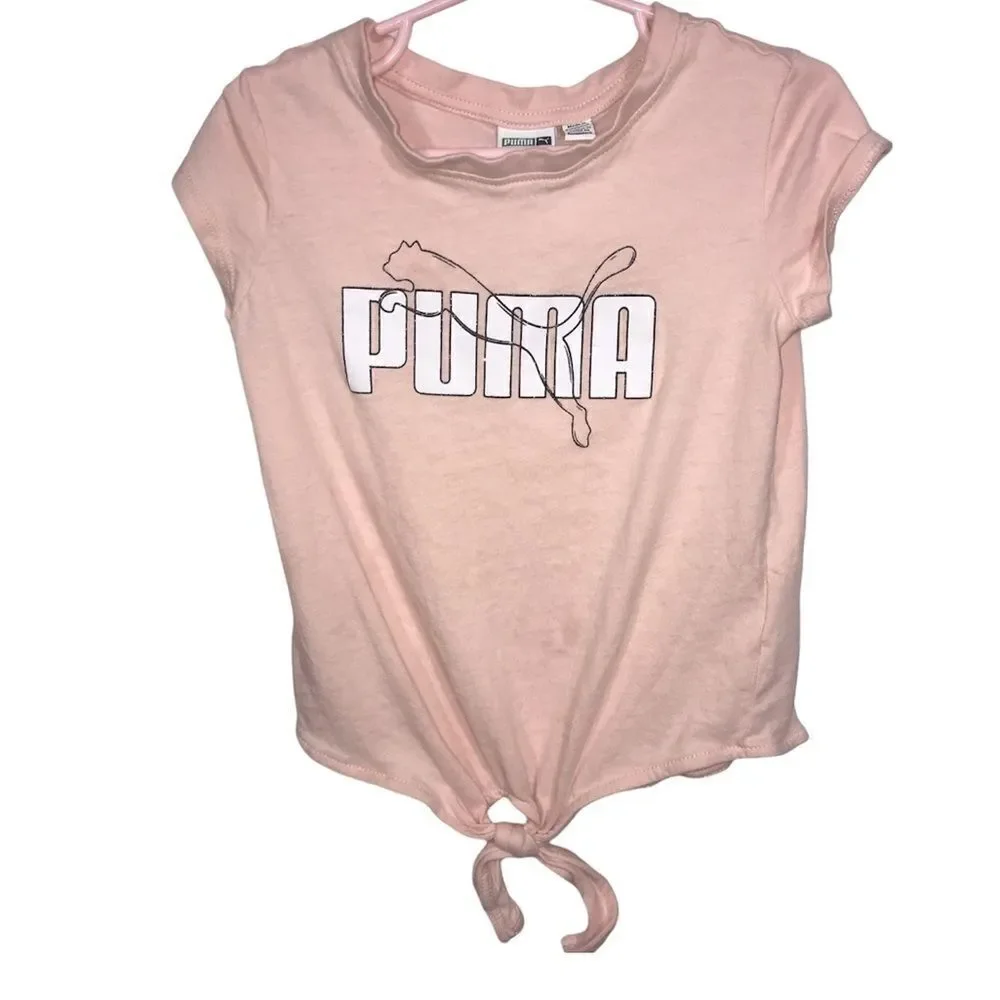 Puma Light Pink Logo T-Shirt