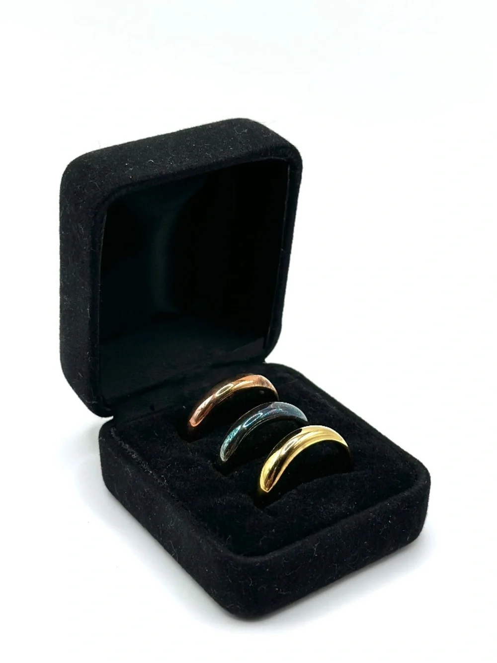 Vintage new in box sterling silver ring set size 10.5