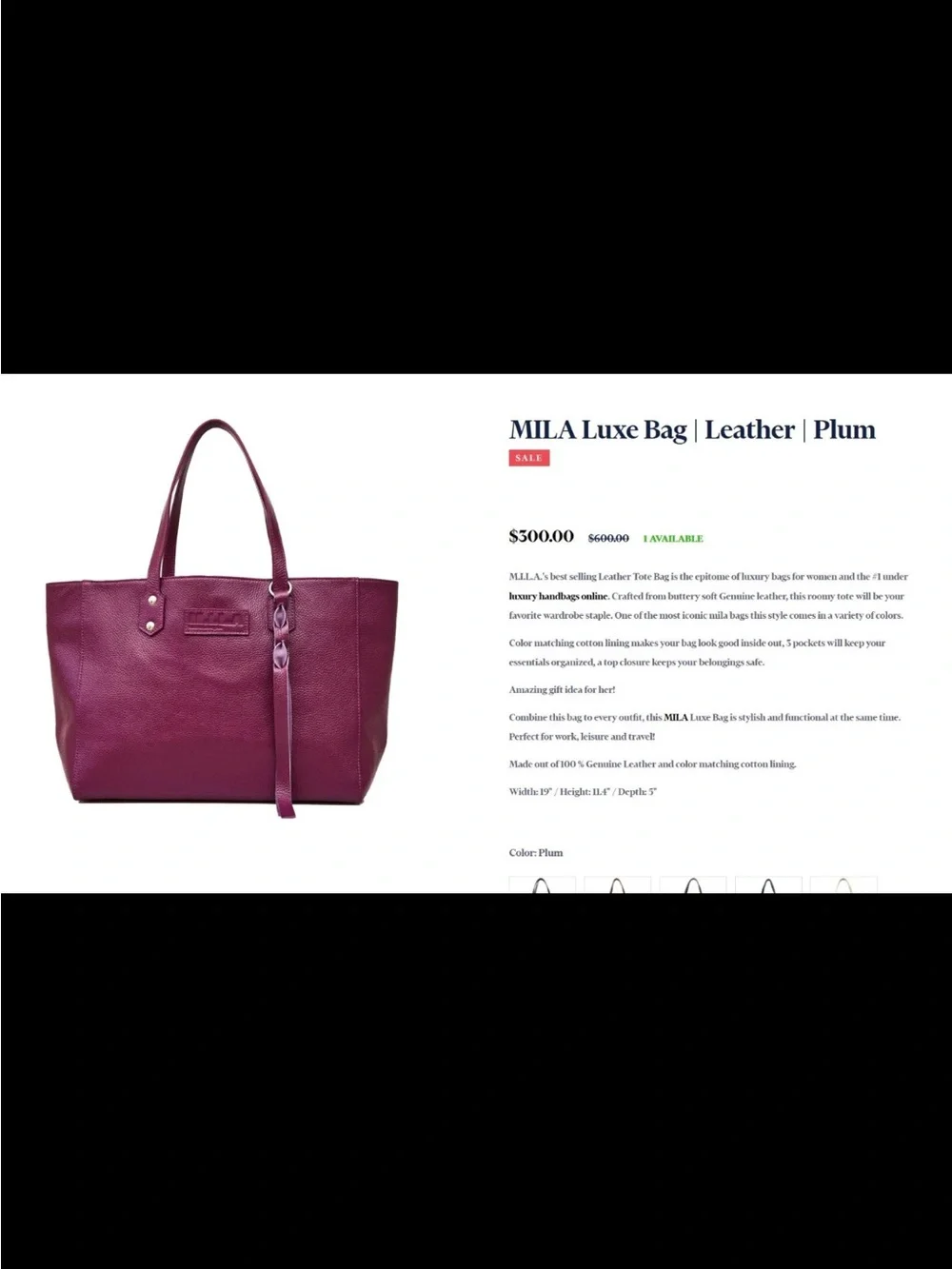 M.I.L.A. stylish berry